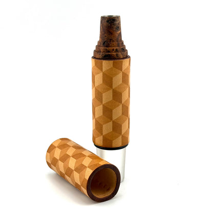 Z-stem Leather Sleeve - Natural “Q-Bert” (v2)