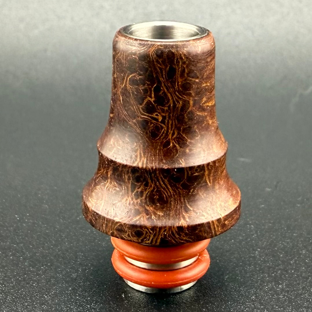 Z-stem Mouthpiece - London Plane Lace Burl - 02