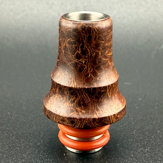 Z-stem Mouthpiece - London Plane Lace Burl - 02