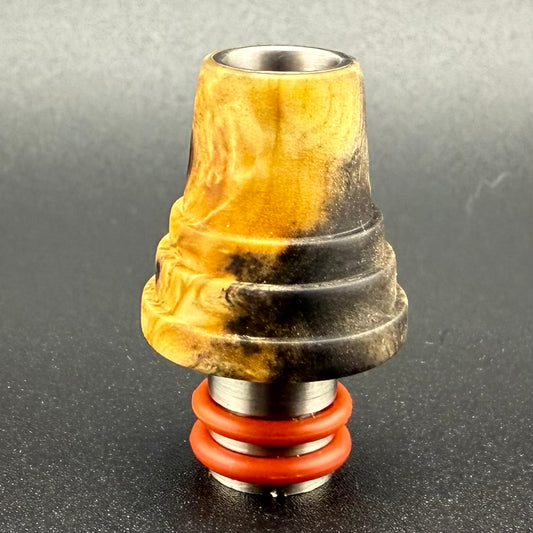 Z-stem Mouthpiece - Stabwood - Buckeye Burl - 03