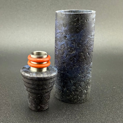 Z-stem Wood Kit - Navy Blue Dyed Amboyna Burl