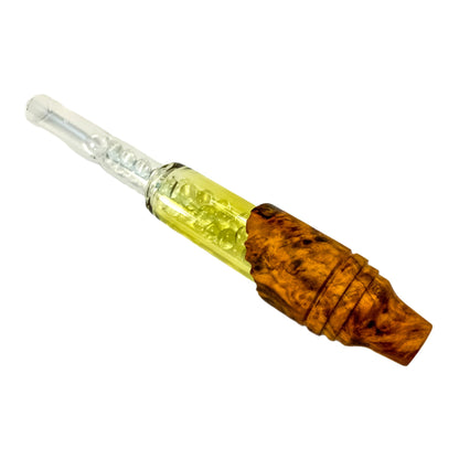 Z-stem for BAKx - Paela Burl / Fumed Glass