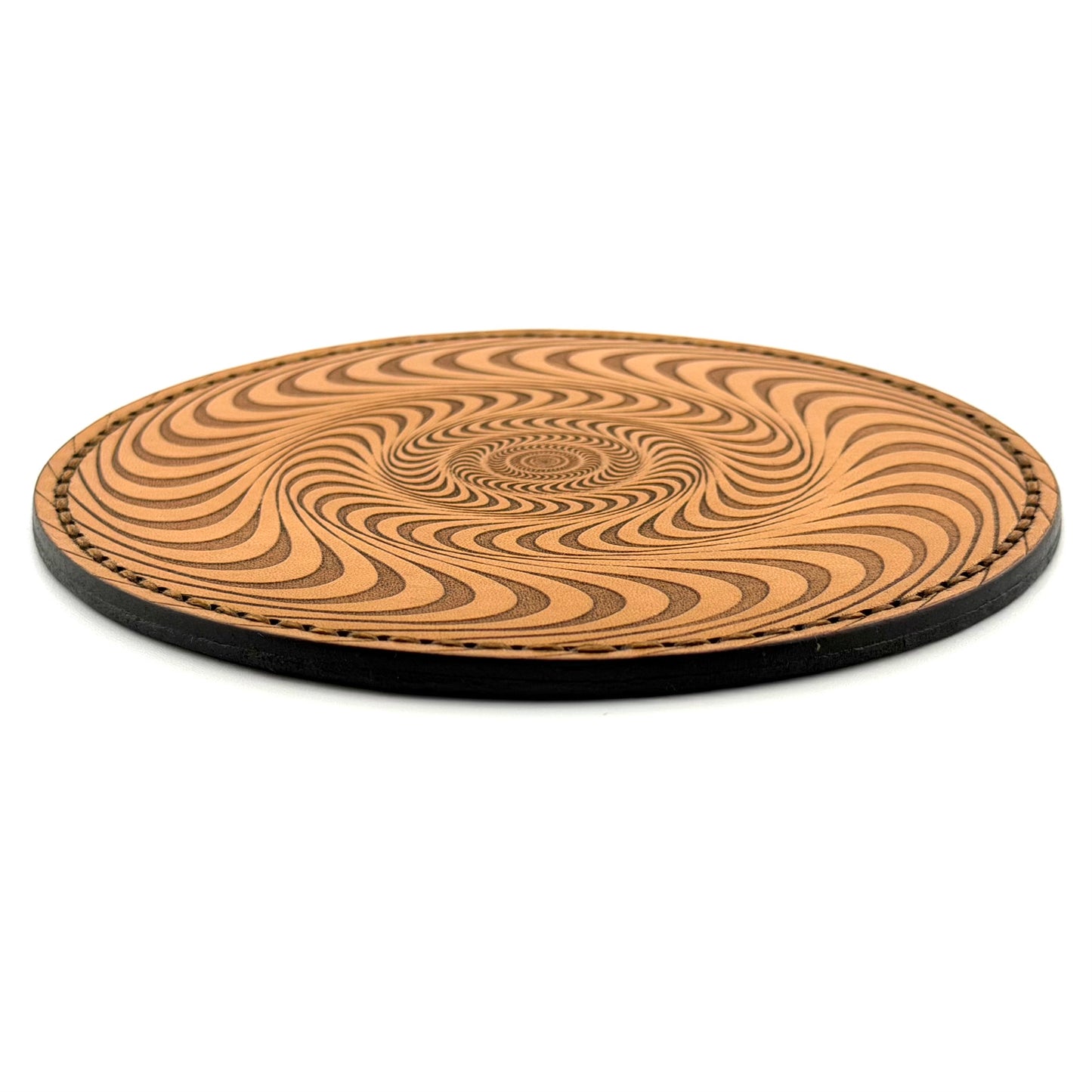 Leather mat - Natural - “Portal”