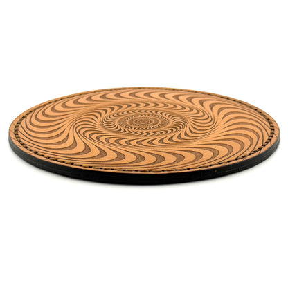 Leather mat - Natural - “Portal”