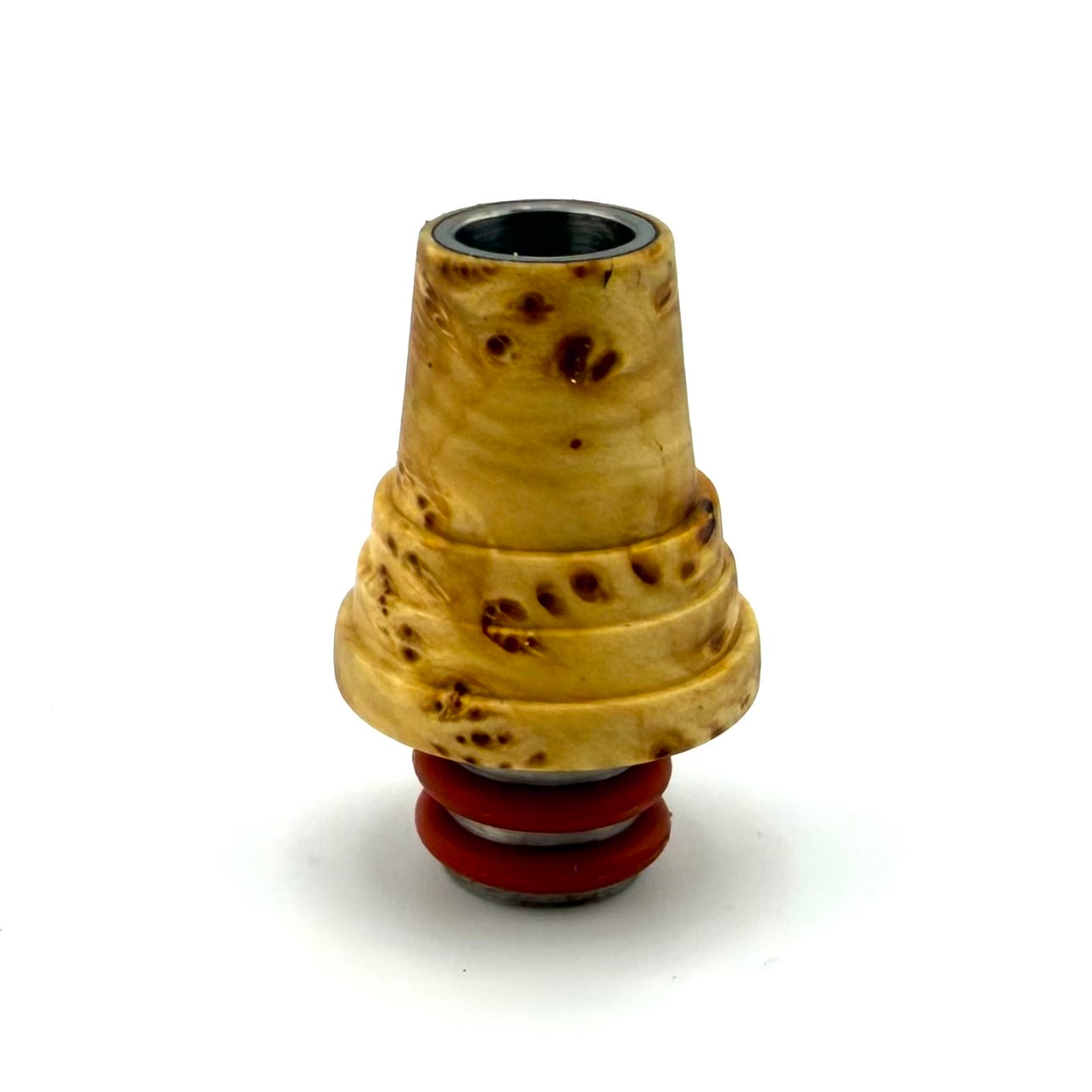 Z-stem Mouthpiece - Stabwood - Yellow Cedar Burl