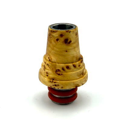 Z-stem Mouthpiece - Stabwood - Yellow Cedar Burl