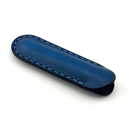 Leather TED Case - Short - Blue