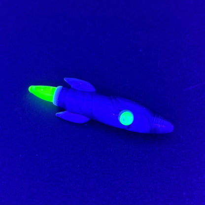 Z-stem Glass Inserts - Rocket - Neptunium / Ion UV