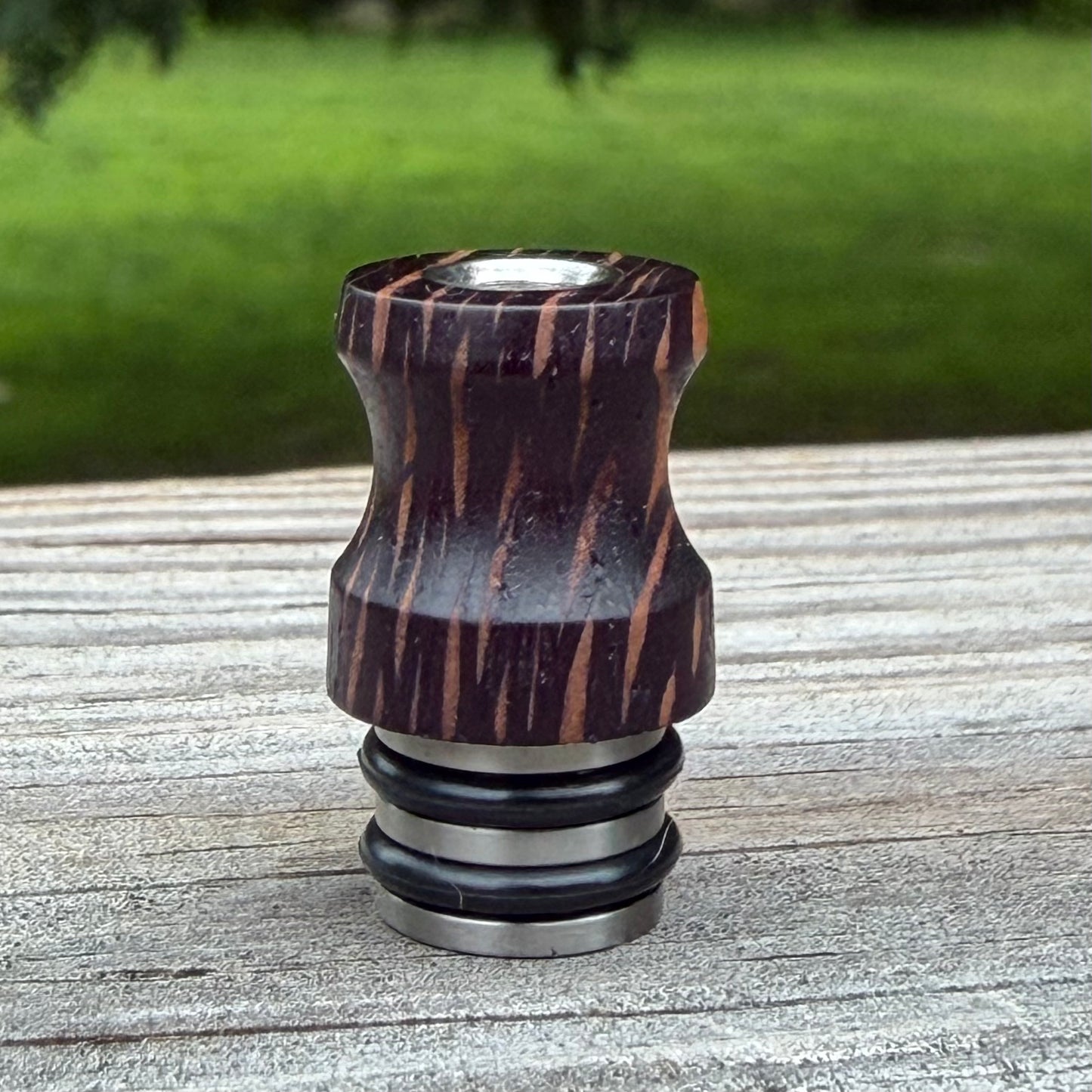 Toad/Nomad II Mouthpiece - Ti/Wood Hybrid - Purple Dyed Lacewood