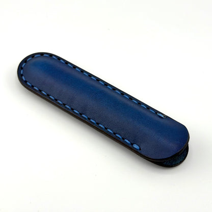 Leather TED Case - Long - Blue