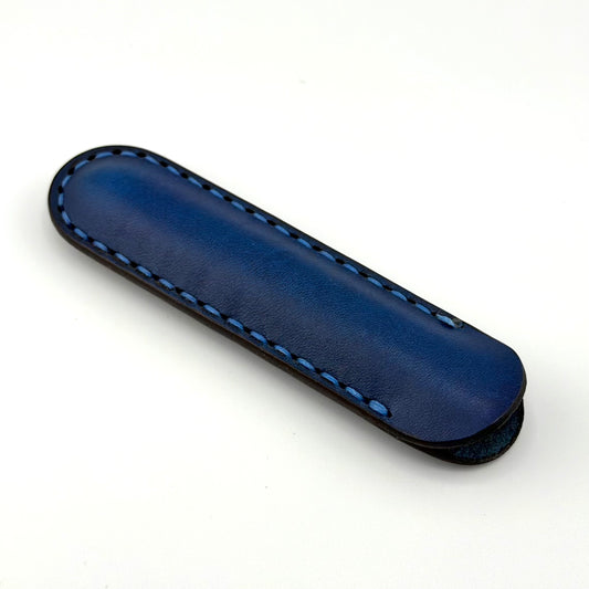 Leather TED Case - Long - Blue