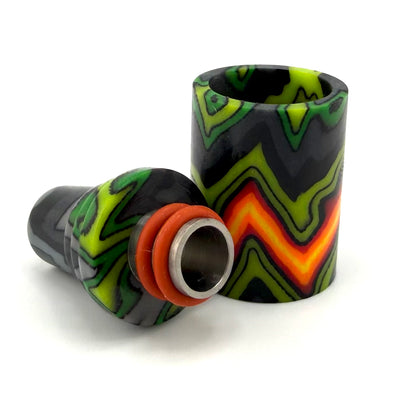 Z-stem Wood Kit -  Green/Fire Micarta MINI-Z w/glass core