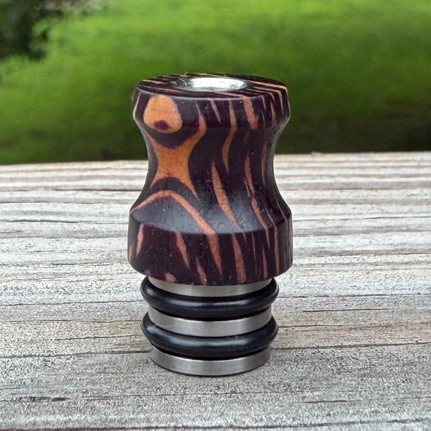Toad/Nomad II Mouthpiece - Ti/Wood Hybrid - Purple Dyed Lacewood