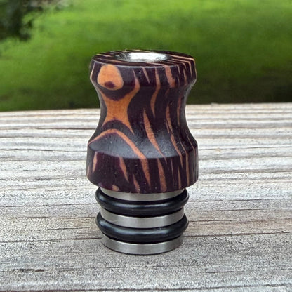 Toad/Nomad II Mouthpiece - Ti/Wood Hybrid - Purple Dyed Lacewood