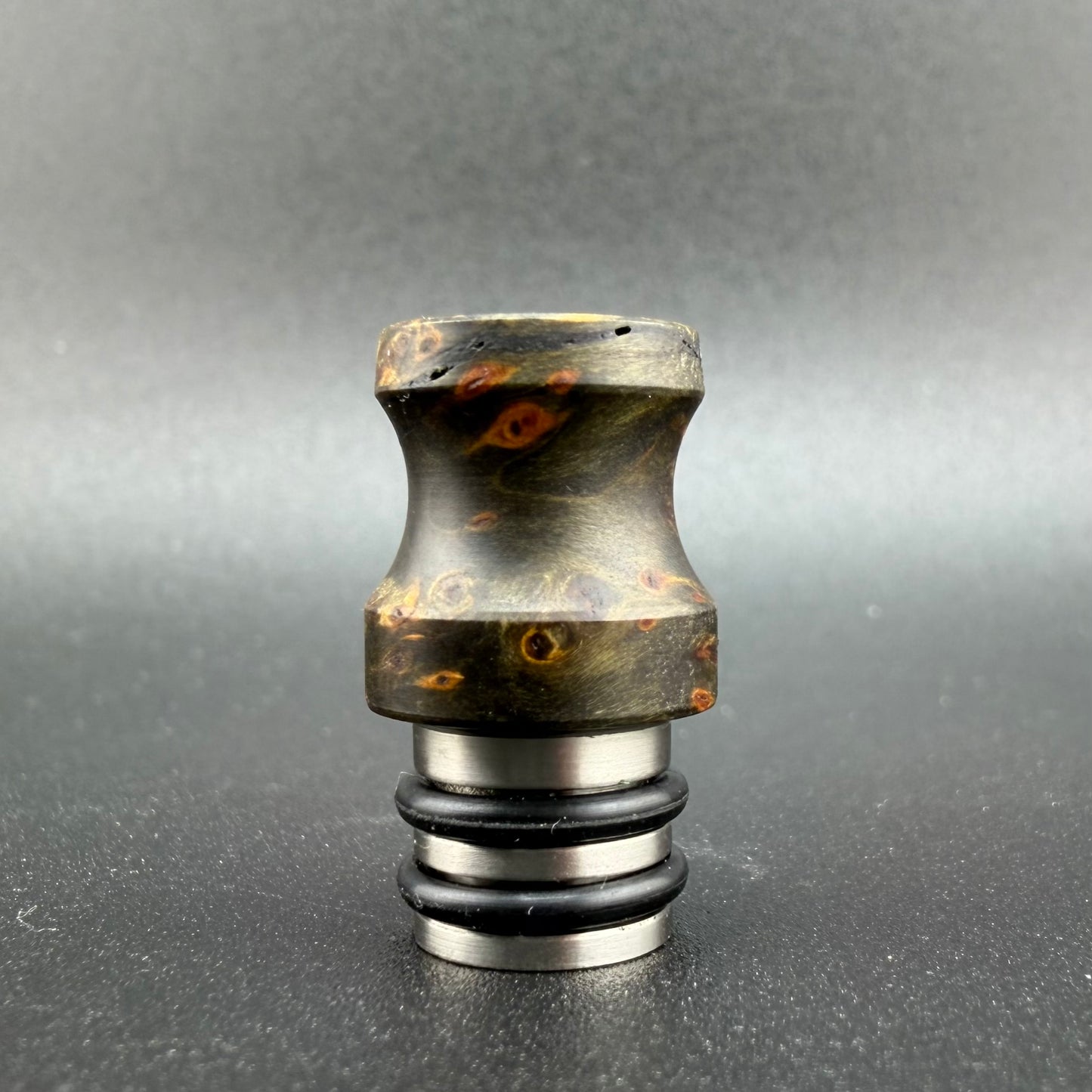 Toad/Nomad II Mouthpiece - Ti/Wood Hybrid - Dyed Yellow Cedar Burl