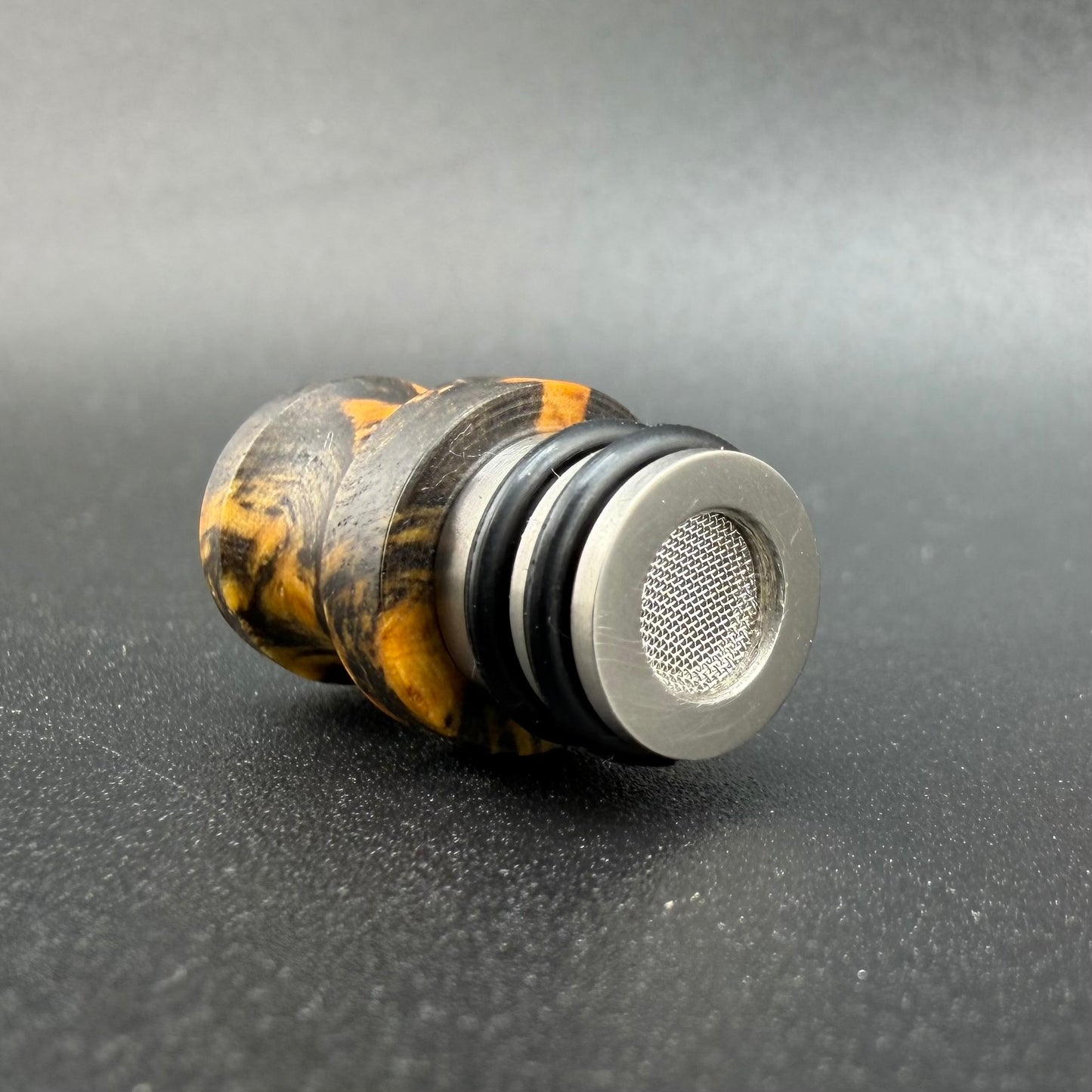 Toad/Nomad II Mouthpiece - Ti/Wood Hybrid - Spalted Amboyna Burl