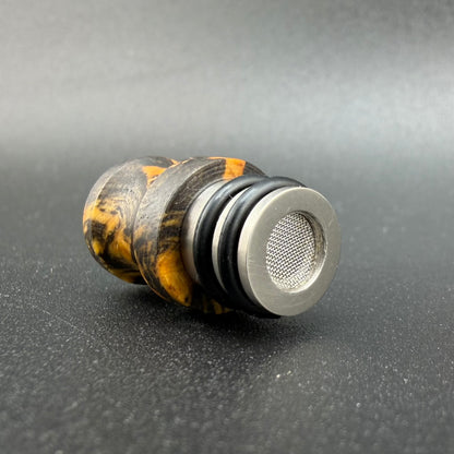 Toad/Nomad II Mouthpiece - Ti/Wood Hybrid - Spalted Amboyna Burl