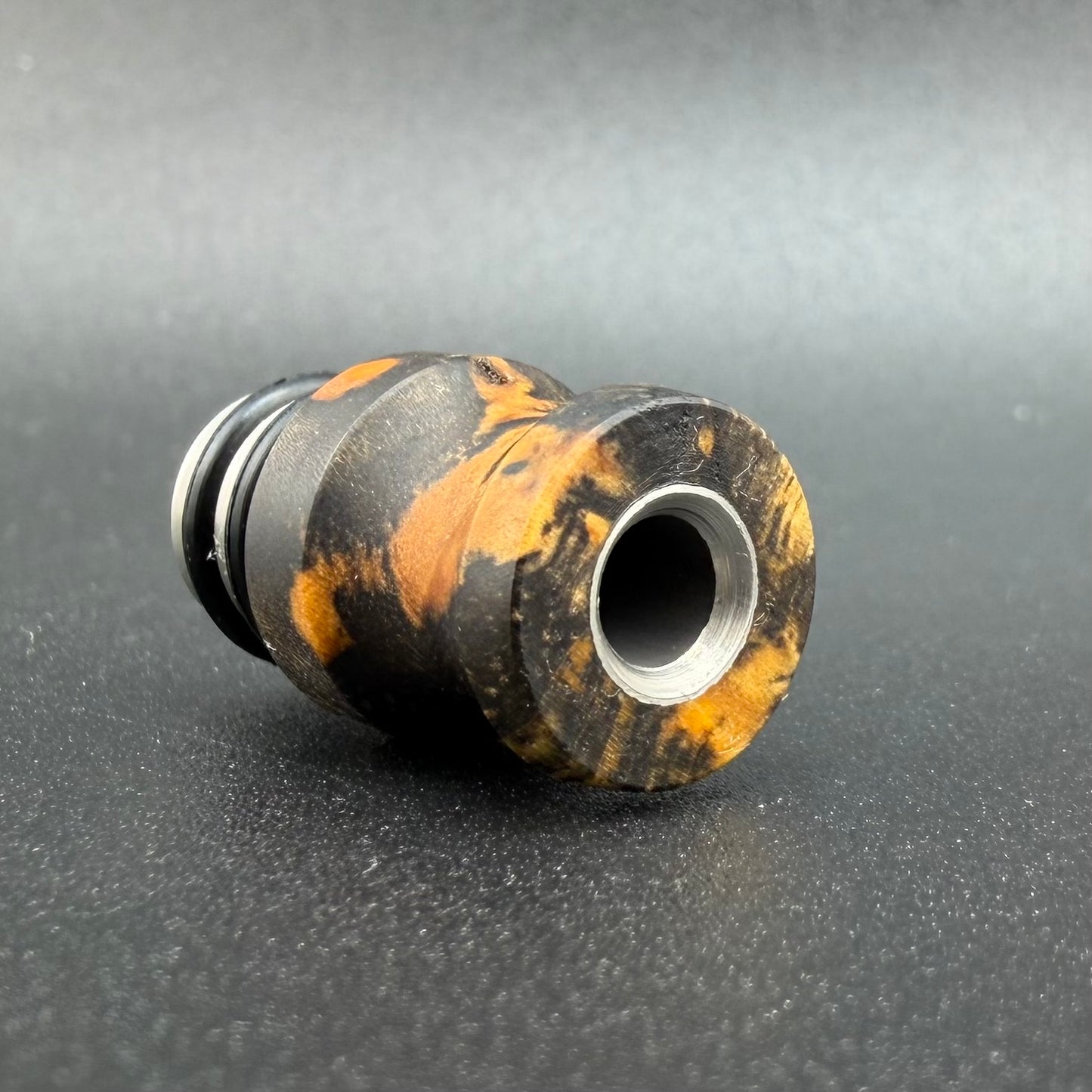 Toad/Nomad II Mouthpiece - Ti/Wood Hybrid - Spalted Amboyna Burl