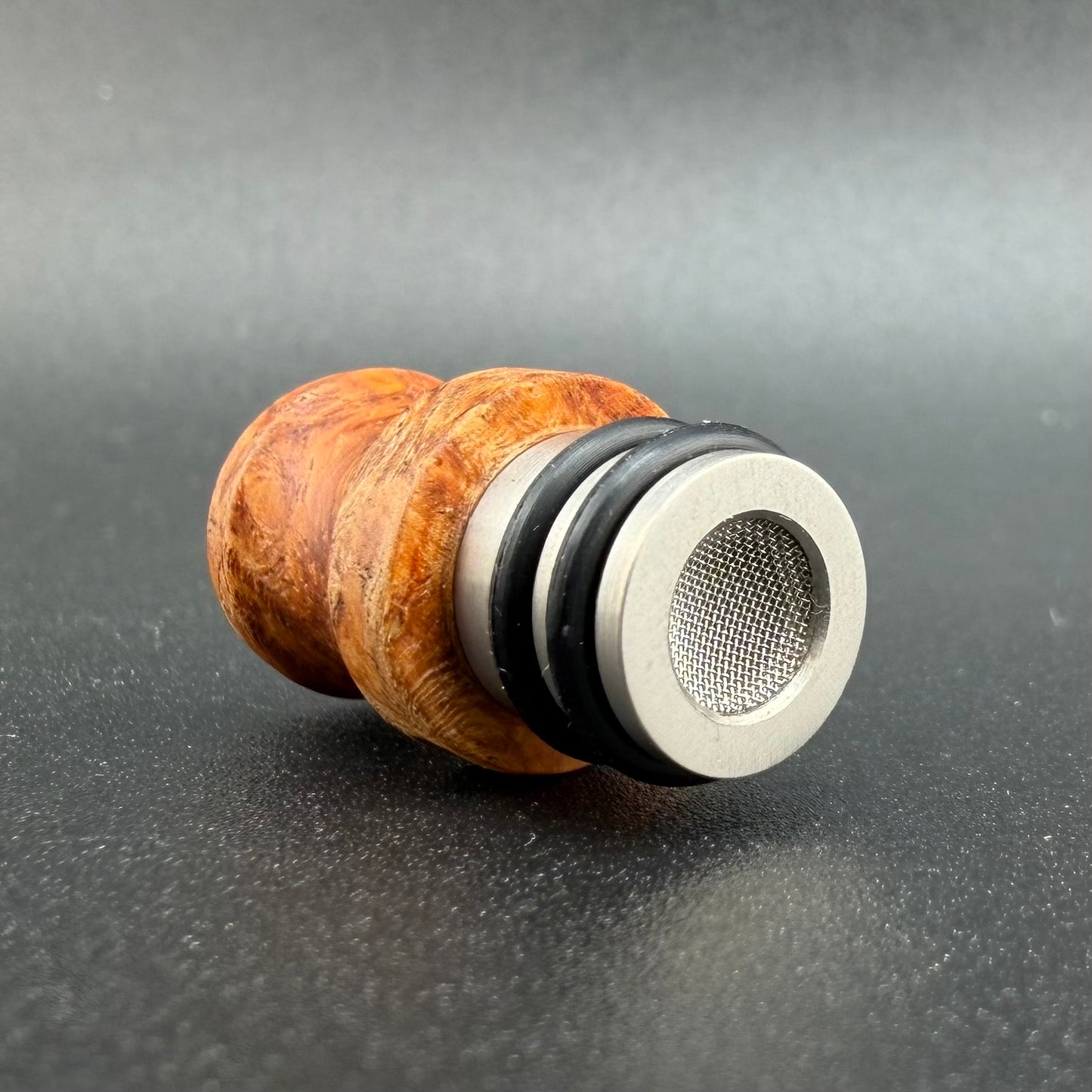 Toad/Nomad II Mouthpiece - Ti/Wood Hybrid - Amboyna Burl #1