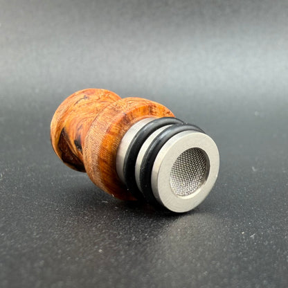 Toad/Nomad II Mouthpiece - Ti/Wood Hybrid - Amboyna Burl #2