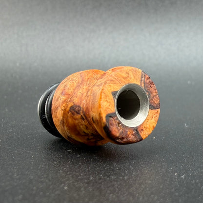 Toad/Nomad II Mouthpiece - Ti/Wood Hybrid - Amboyna Burl #2