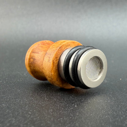 Toad/Nomad II Mouthpiece - Ti/Wood Hybrid - Cherry Burl #1