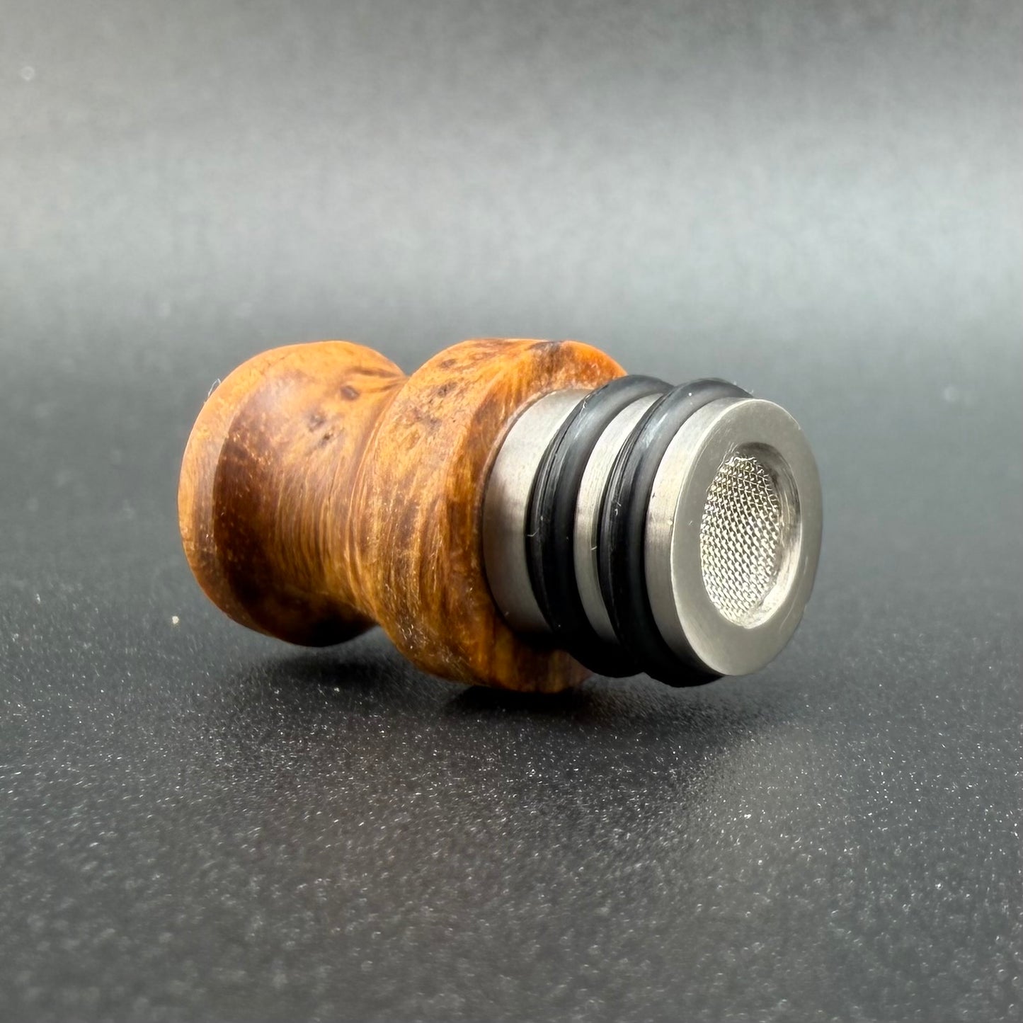 Toad/Nomad II Mouthpiece - Ti/Wood Hybrid - Black Ash Burl #2