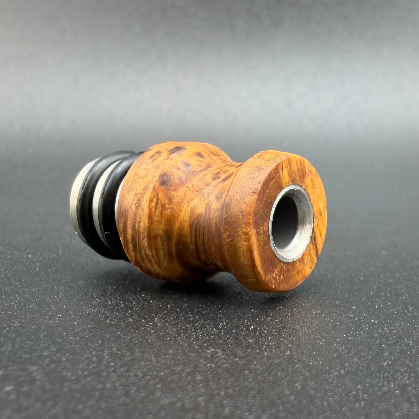 Toad/Nomad II Mouthpiece - Ti/Wood Hybrid - Black Ash Burl #2