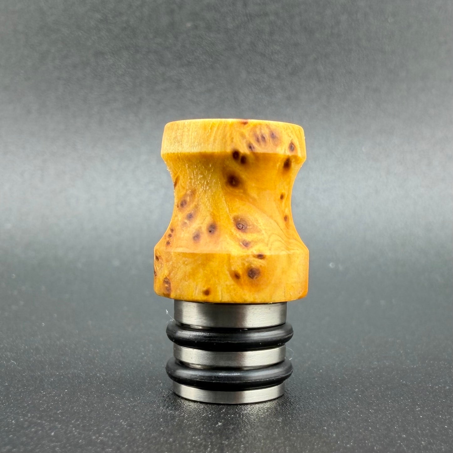 Toad/Nomad II Mouthpiece - Ti/Wood Hybrid - Yellow Cedar Burl #1