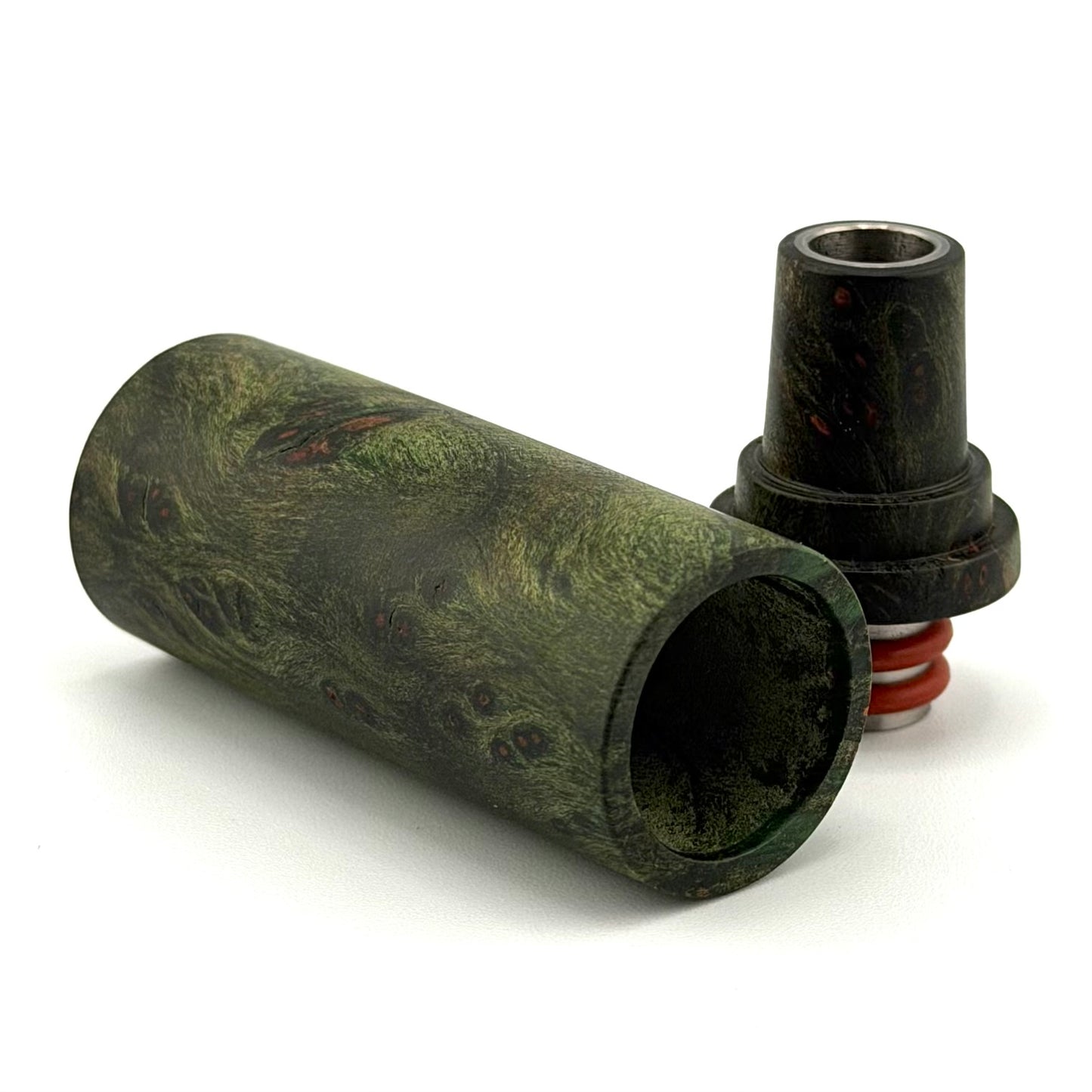 Z-stem Wood Kit - Redwood lace burl (green) #1