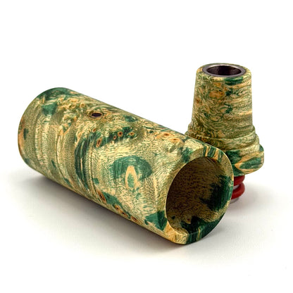 Z-stem Wood Kit - Boxelder Burl - Green