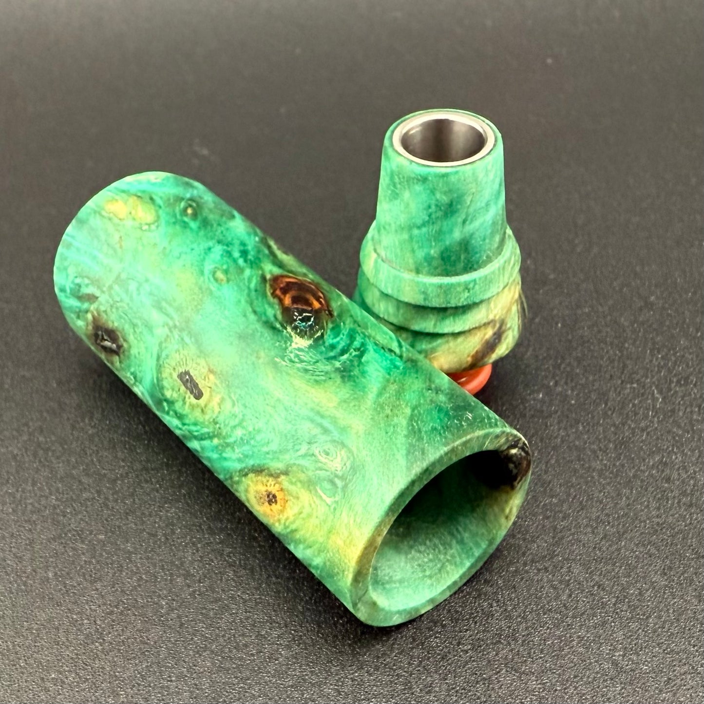 Z-stem Wood Kit - Stabwood - Dyed Amboyna Burl
